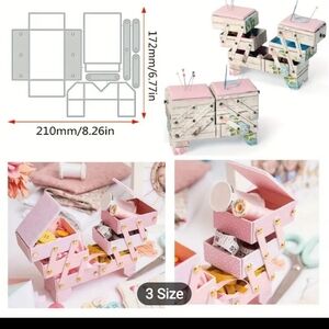 Sewing box metal die